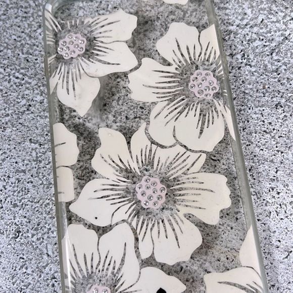 Kate Spade Hardshell iPhone 7 8 Phone Case Floral - Picture 3 of 4